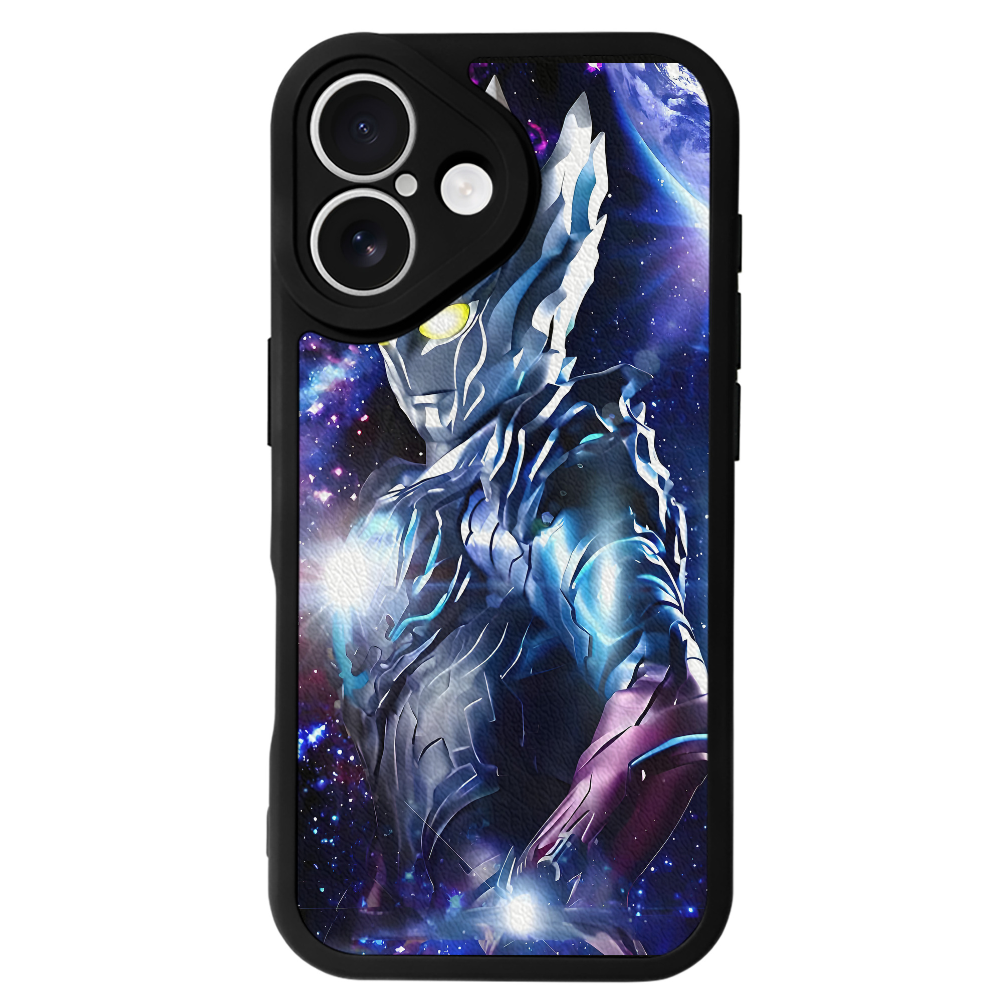 （画像用） ウルトラマン Ultraman 【iPhone 16シリーズ対応】シリコンスマホケース（レザー調） 材質：シリコン